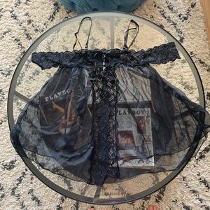 Teddy top with off the shoulder arms